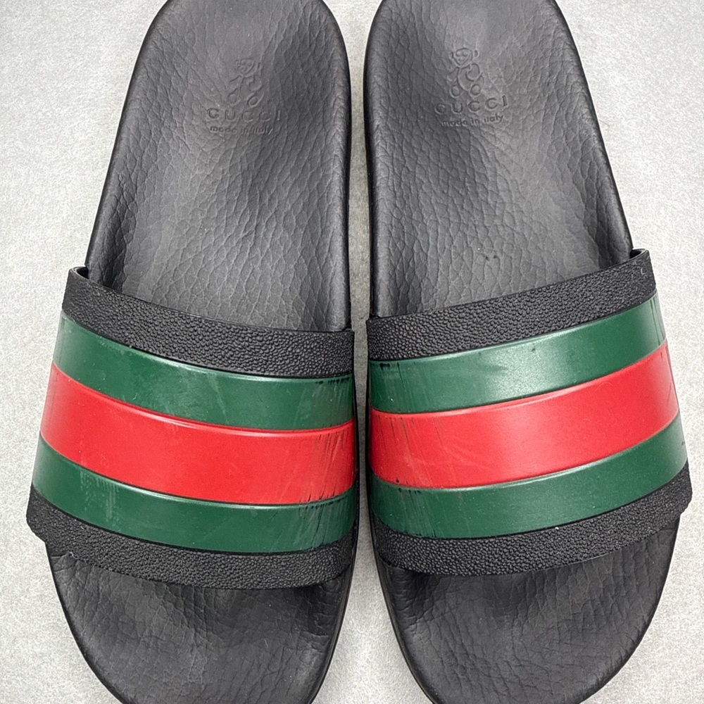 Gucci Web Slide Sandals | Women’s 5 (EU 35) | Authentic